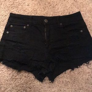 AE High Rise Festival Shorts - Black, Sz 8